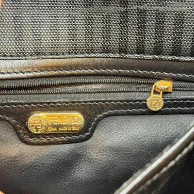 LOT 69D: Black Fendi Italian Bag