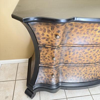 LOT 71H: Hooker Furniture Hooker Furniture "Melange Diva" Leopard Chest