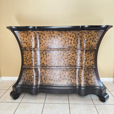 LOT 71H: Hooker Furniture Hooker Furniture "Melange Diva" Leopard Chest