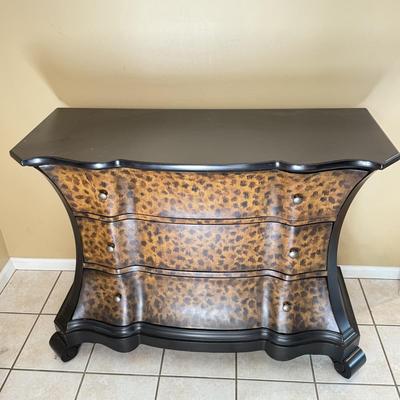 LOT 71H: Hooker Furniture Hooker Furniture "Melange Diva" Leopard Chest