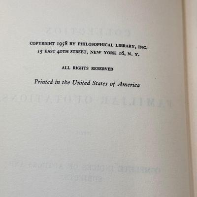 LOT 74K: Antique & Vintage Books: 1957 Lincoln’s Devotional, 1958 Familiar Quotations, 1919 Elements of Composition & More