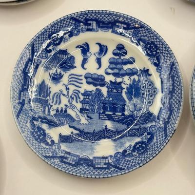 LOT 76K: Vintage Transor Ware Japan Mini Blue & White Tea Set