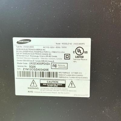LOT 78F: Samsung 32” TV Model UN32C4000PD
