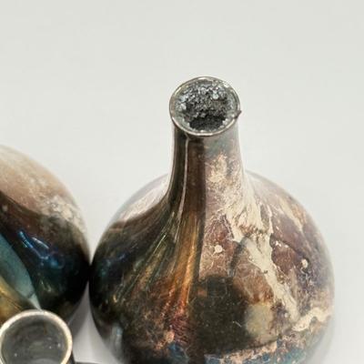 LOT 80K: Dansk Silverplate Onion Taperholders - 2 sets in box & 10 loose