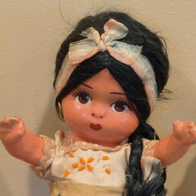 LOT 81K: Vintage Dolls Including Hand Sewn Native American, The Virgin Islands, Spain, Mexico & More From Around The World