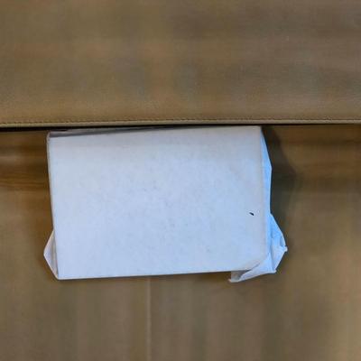 LOT 83K: Vintage Made In Italy Half Moon Crossbody Bag W/Double Sided Inner Pocket Mirror & Mundi Wallet Clutch W/Mirror