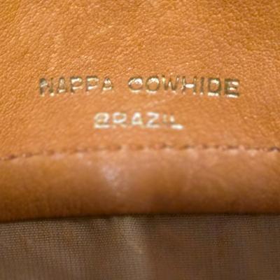 LOT 83K: Vintage Made In Italy Half Moon Crossbody Bag W/Double Sided Inner Pocket Mirror & Mundi Wallet Clutch W/Mirror