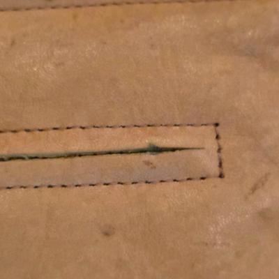 LOT 83K: Vintage Made In Italy Half Moon Crossbody Bag W/Double Sided Inner Pocket Mirror & Mundi Wallet Clutch W/Mirror