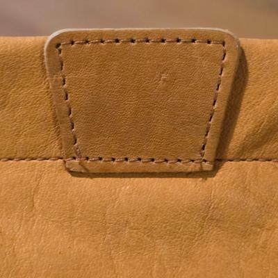 LOT 83K: Vintage Made In Italy Half Moon Crossbody Bag W/Double Sided Inner Pocket Mirror & Mundi Wallet Clutch W/Mirror