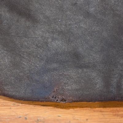 LOT 84K: Vintage Large Leather Brown Shoulder Purse & Lisa Leonard Leather Clutch/Wallet