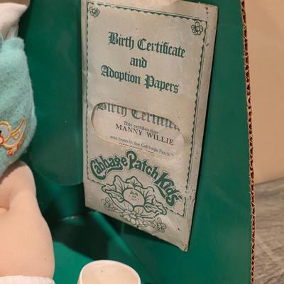 LOT 86K: Vintage Raggedy Ann & Andy Ragdolls & 1980's Coleco Cabbage Patch Kid Doll "Mannie Willie: