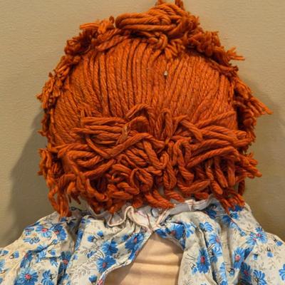 LOT 86K: Vintage Raggedy Ann & Andy Ragdolls & 1980's Coleco Cabbage Patch Kid Doll "Mannie Willie: