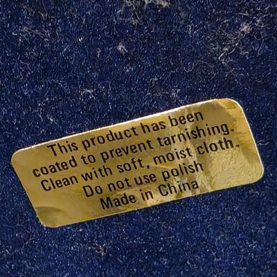 LOT 87K: Vintage Ornate Brass Bowl W/2 Handles & 2 Brass Candlestick Holders