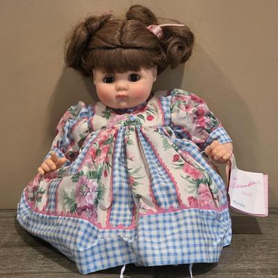 LOT 88K: Vintage "Ling Ling" Porcelain Doll By Dolls by Pauline & Madame Alexander Doll "Puddin"