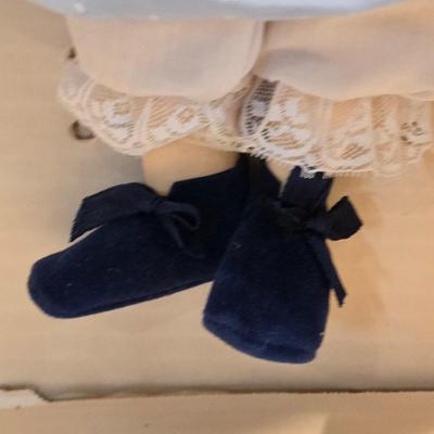 LOT 88K: Vintage "Ling Ling" Porcelain Doll By Dolls by Pauline & Madame Alexander Doll "Puddin"