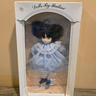 LOT 88K: Vintage "Ling Ling" Porcelain Doll By Dolls by Pauline & Madame Alexander Doll "Puddin"