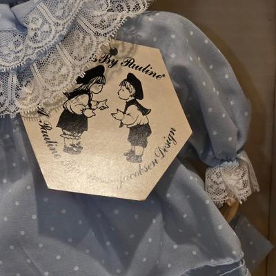 LOT 88K: Vintage "Ling Ling" Porcelain Doll By Dolls by Pauline & Madame Alexander Doll "Puddin"