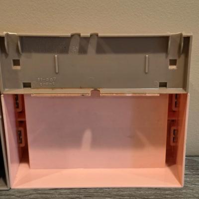 LOT 89K: Vintage 1960's Deluxe Reading Corp. Doll Dream Kitchen, Sink, Fridge, Stove/Oven, Washer, Table, 3 Chairs, 2 Countertop...