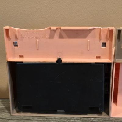 LOT 89K: Vintage 1960's Deluxe Reading Corp. Doll Dream Kitchen, Sink, Fridge, Stove/Oven, Washer, Table, 3 Chairs, 2 Countertop...