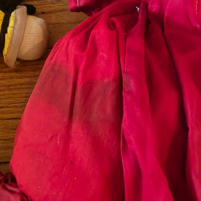 LOT 91K: 2 Vintage Clown Rag Dolls & 1 Vintage Soft Body Clown Doll "Blossom" Made by Robin Woods, Handmade