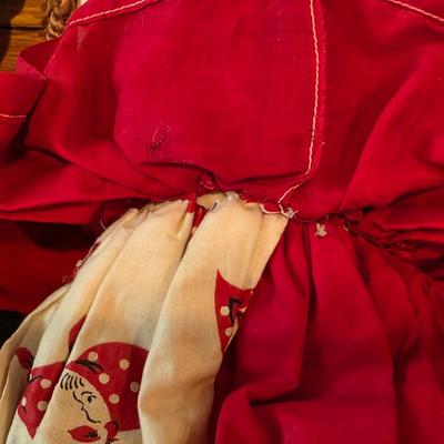 LOT 91K: 2 Vintage Clown Rag Dolls & 1 Vintage Soft Body Clown Doll "Blossom" Made by Robin Woods, Handmade