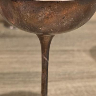 LOT 93K: 12 Vintage Silver-Plated Goblets W/Individual Dust Covers