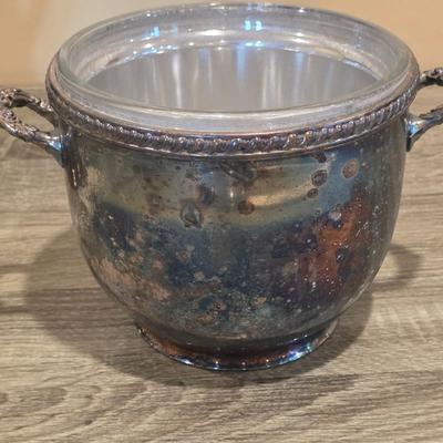 LOT 94K: Collection Of Silver-Plated Coffee/Teapot, Ice Bucket, Dishes, Bowls & More