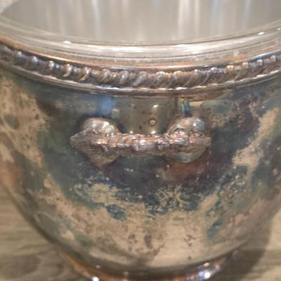 LOT 94K: Collection Of Silver-Plated Coffee/Teapot, Ice Bucket, Dishes, Bowls & More