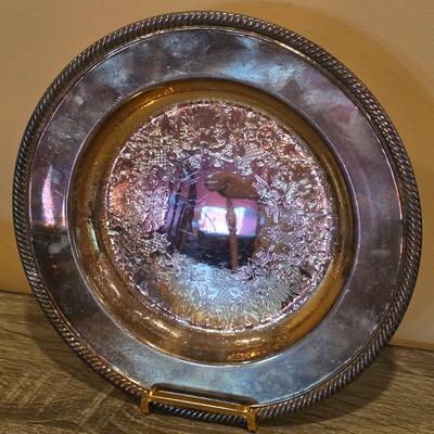 LOT 94K: Collection Of Silver-Plated Coffee/Teapot, Ice Bucket, Dishes, Bowls & More