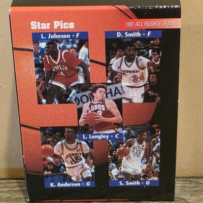 LOT 96K: 1991 Star Pics Basketball Cards Sealed Set of 20