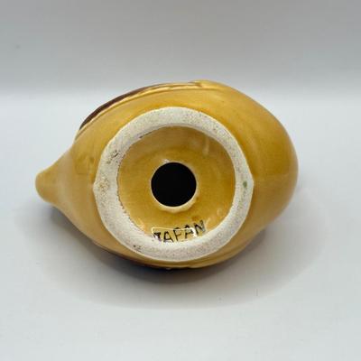 LOT 101K: Vintage Mini Toby Mugs, Purple Cabbage Sugar Bowl Creamer Set & Bake Rite Canister