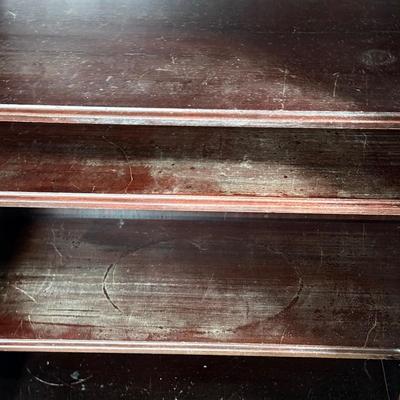 LOT 103L: Vintage Glass Front Bookcase