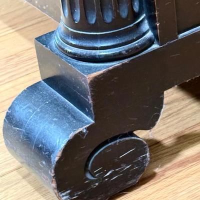 LOT 103L: Vintage Glass Front Bookcase