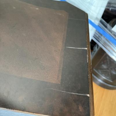 LOT 104L: Pembrook Bedroom Set: Upholstered Sleigh Bed, Bedroom Chest, Dresser w/ Mirror & Nightstand