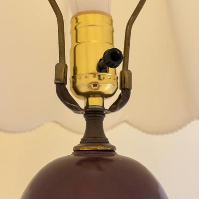 LOT 105F: Vintage Maruni Lacquer ware Dragon Lamp Hand Painted in Occupied Japan