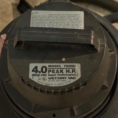 LOT 121G: Shop Vac Super Performance Wet/Dry Vac Model 7000D