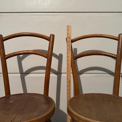 LOT 122G: Pair Of Wooden Brentwood Dining Chairs