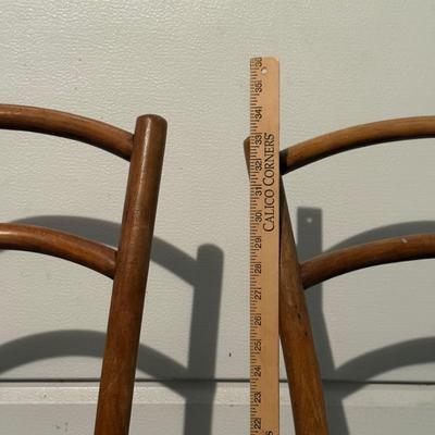 LOT 122G: Pair Of Wooden Brentwood Dining Chairs