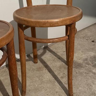 LOT 122G: Pair Of Wooden Brentwood Dining Chairs