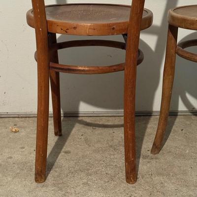 LOT 122G: Pair Of Wooden Brentwood Dining Chairs