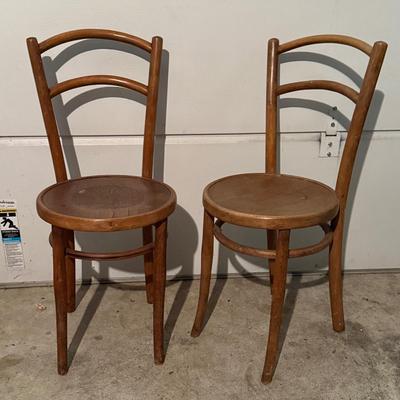 LOT 122G: Pair Of Wooden Brentwood Dining Chairs