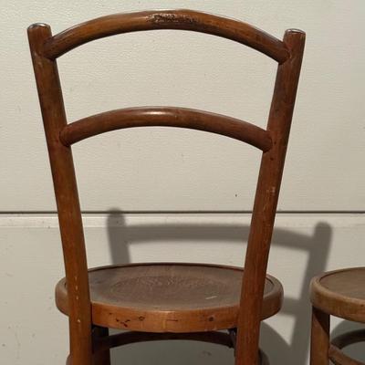 LOT 122G: Pair Of Wooden Brentwood Dining Chairs