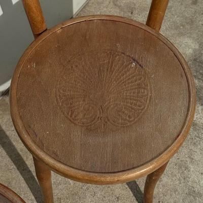 LOT 122G: Pair Of Wooden Brentwood Dining Chairs