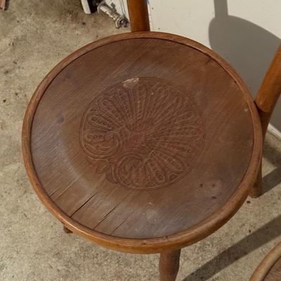 LOT 122G: Pair Of Wooden Brentwood Dining Chairs