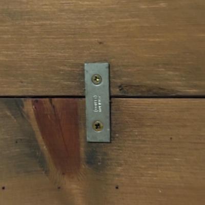 LOT 123G: Vintage Hand Made Wooden Heart Bench