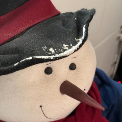 LOT 126G: 67” Standing Snowman Decoration