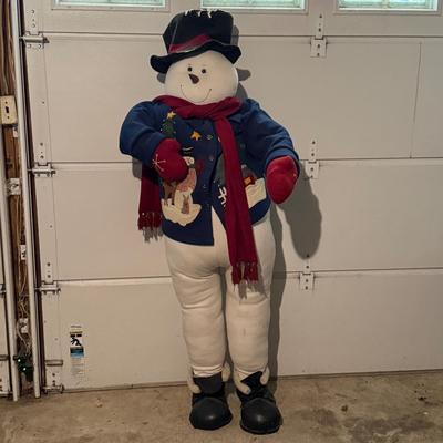 LOT 126G: 67” Standing Snowman Decoration