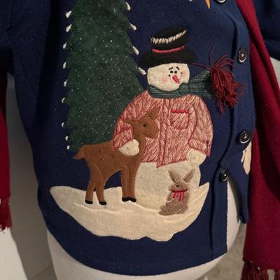 LOT 126G: 67” Standing Snowman Decoration