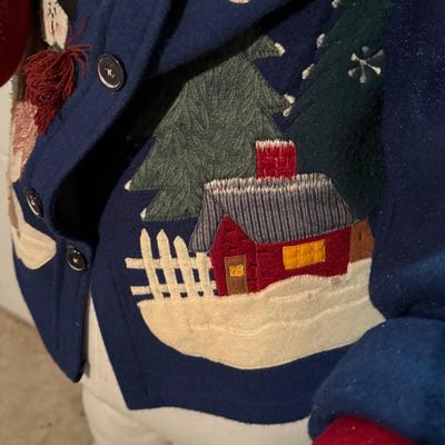 LOT 126G: 67” Standing Snowman Decoration