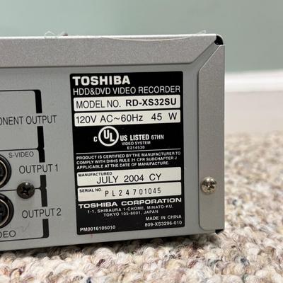 LOT 135B: Toshiba RD-XS32SU Recorder